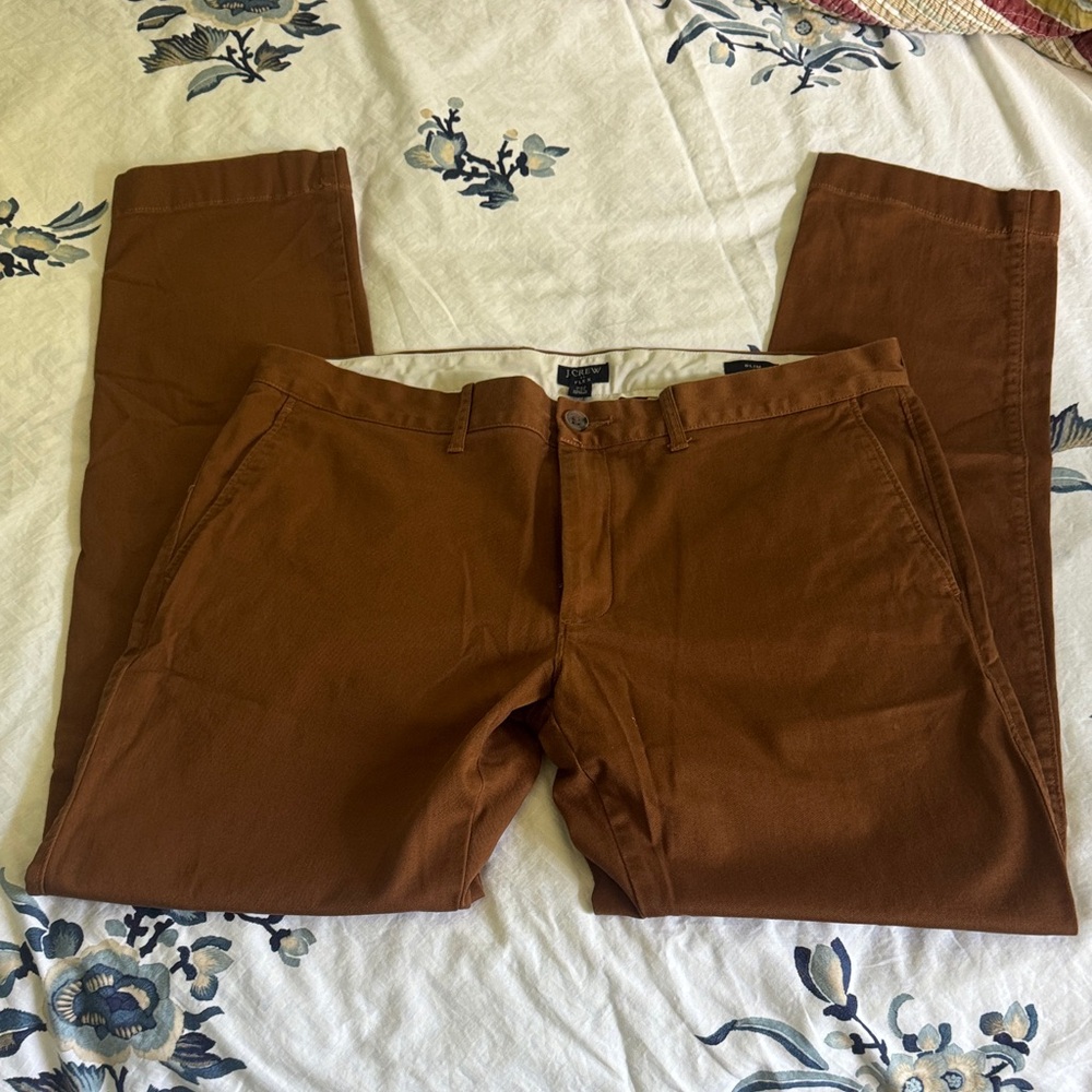 J. Crew Men's Brown Chinos 34x32